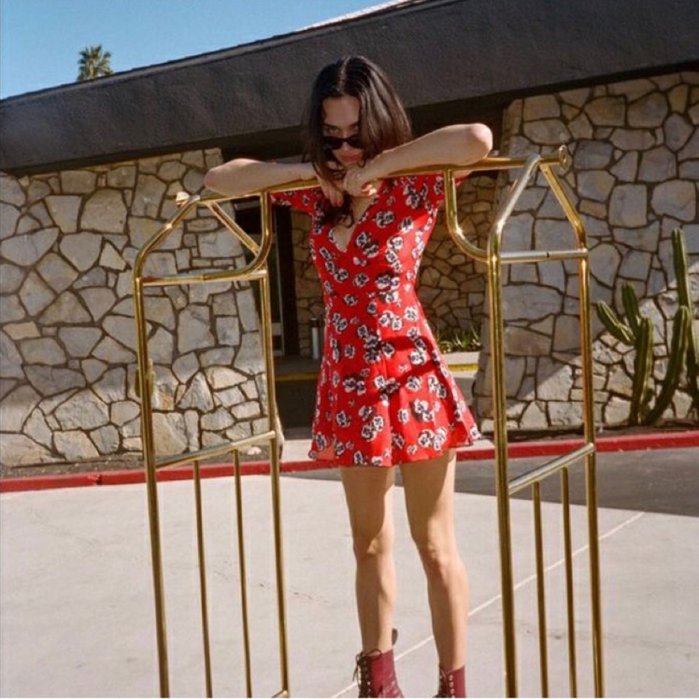 Realisation Par Ozzie Dress XXS Pansy Print